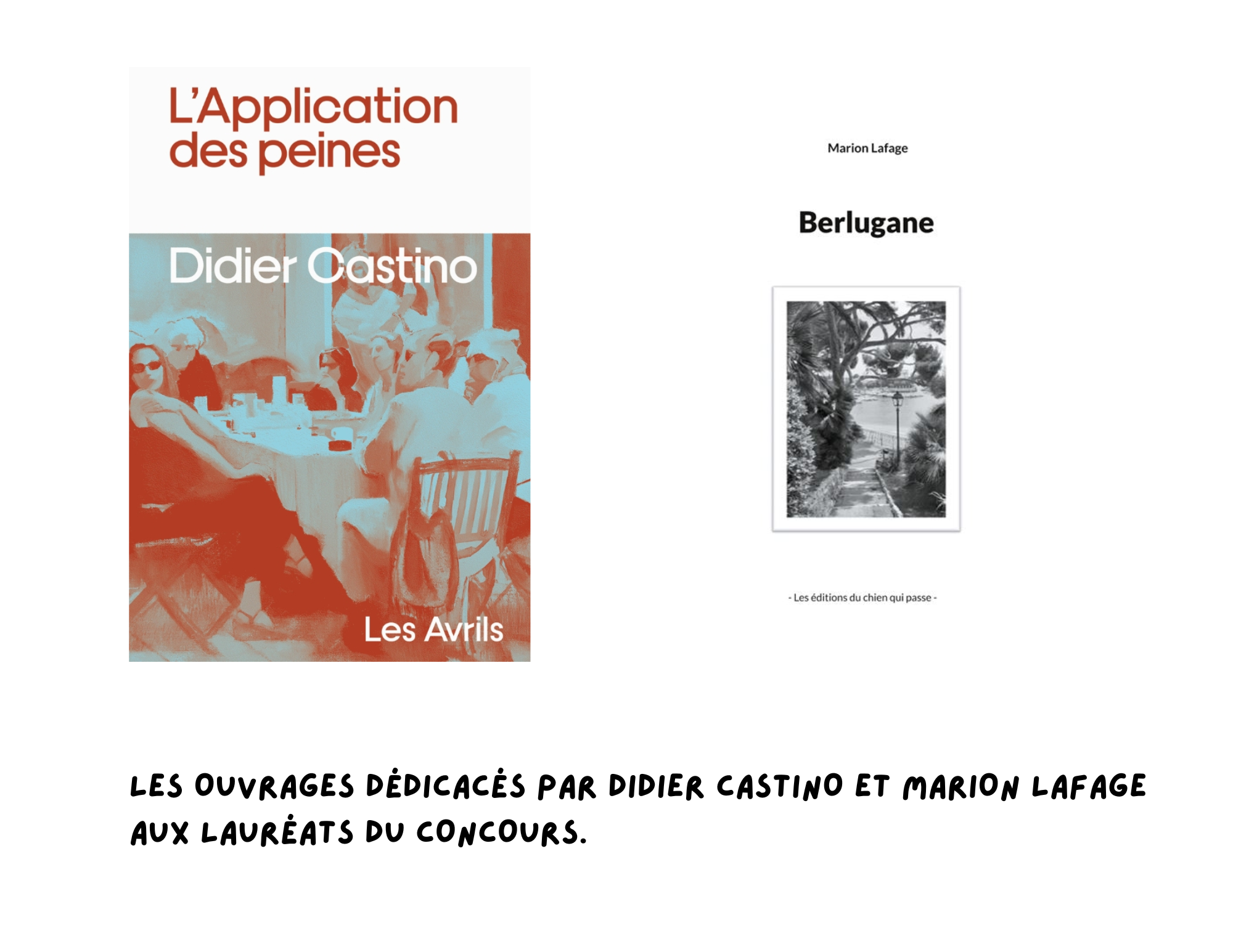 Photos des livres offerts