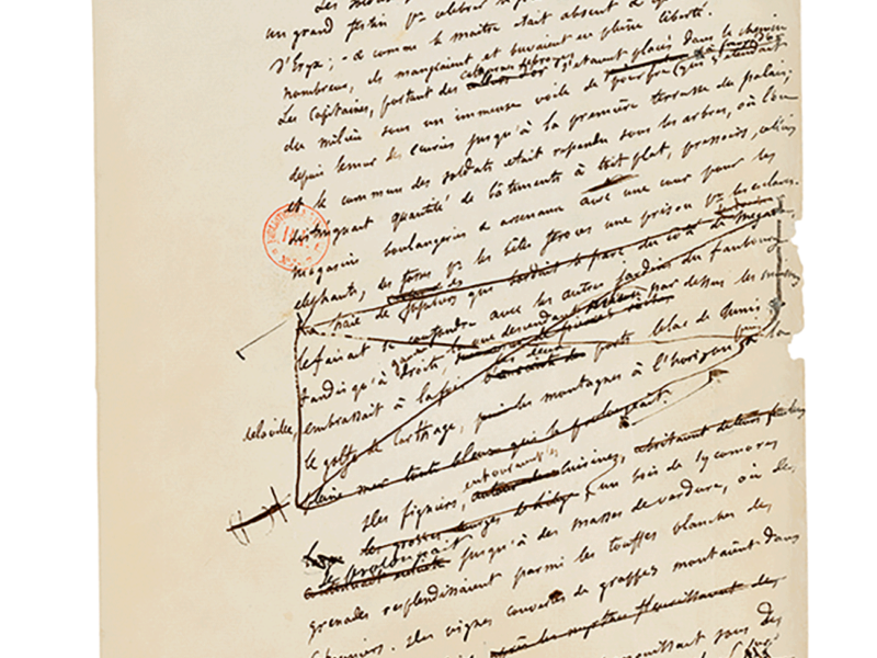 manuscrit flaubert