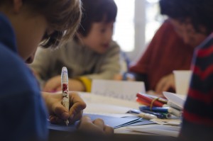 Ateliers d'écriture parents / enfants, par Delphine Bole
