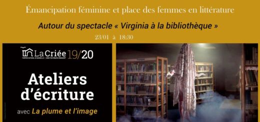 Virginia à la bibliothèque. Atelier d'écriture à Marseille