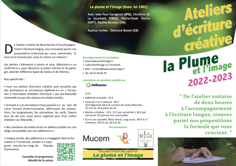 Notre programme 2022-2023